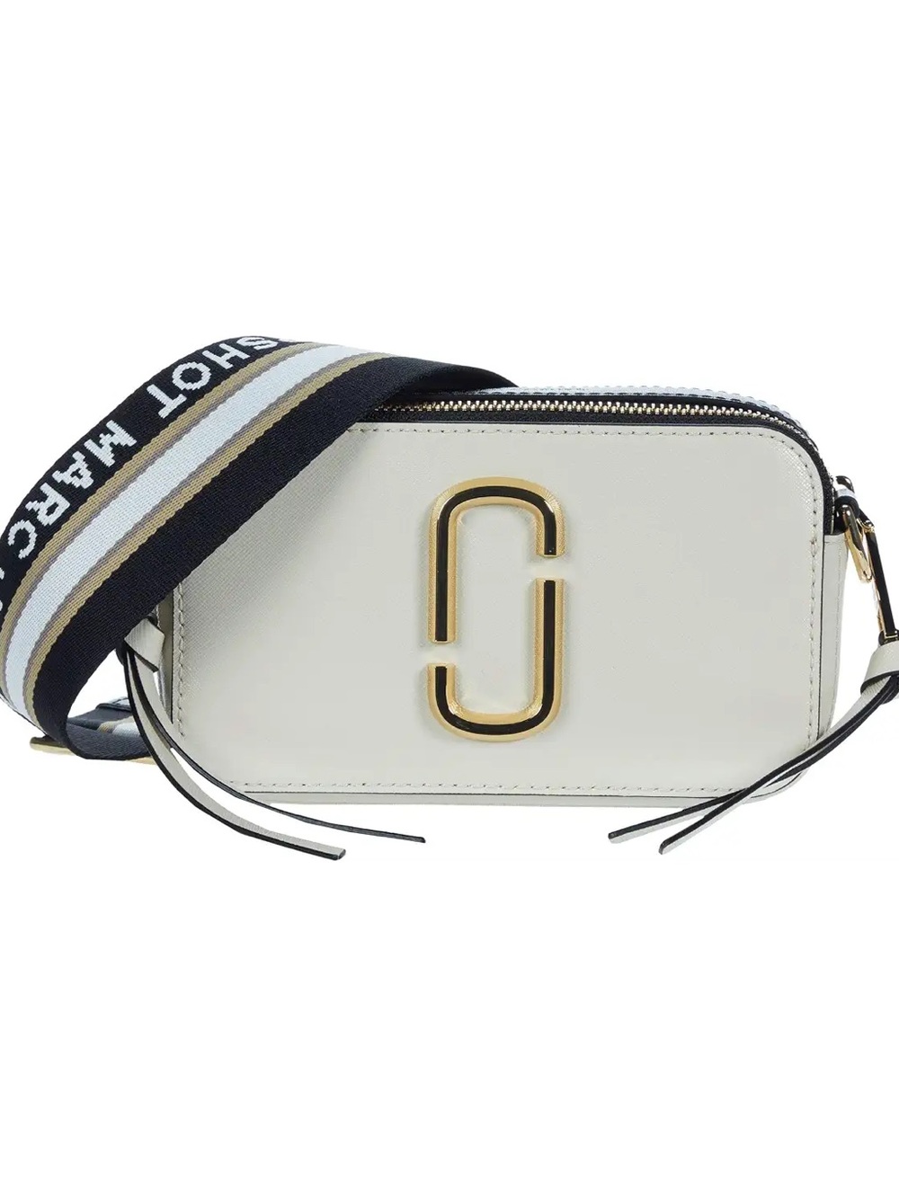 NWT Authentic Marc Jacobs The Snapshot Camera Bag - Cloud White Multi